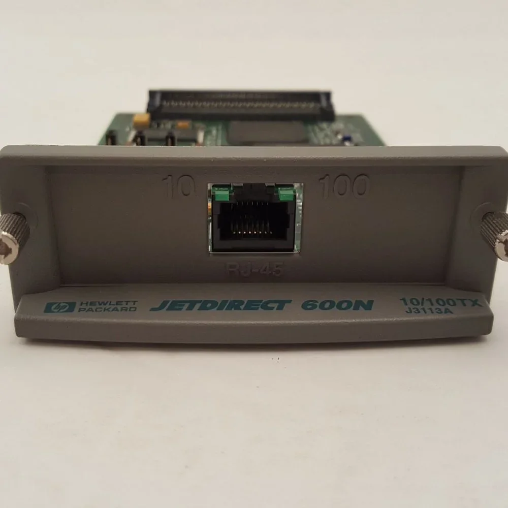 HP JetDirect 600N Print Server J3113A | J3113-60002 | DOM 09/2000 USED